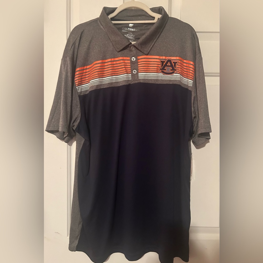 NWT Auburn Univ polo shirt. XXL.
